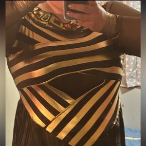 Halloween costume Egyptian goddess I am no longer able to use it. New w/o tags